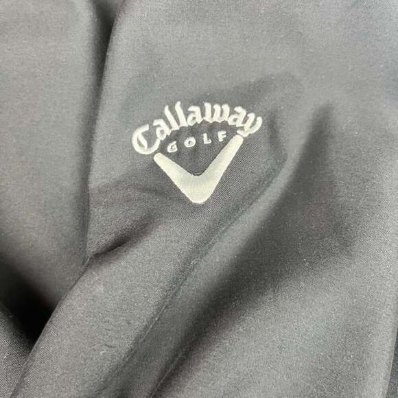 Callaway Golf Sport Outerwear Shirt Size XL Black Brushed Microfiber Jacket - Picture 2 of 13